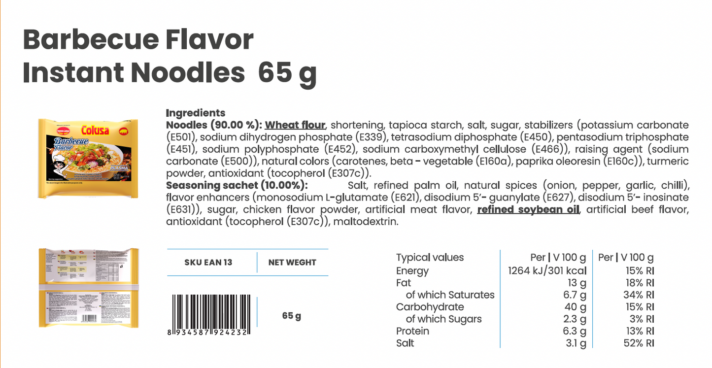 Mi Instant-Nudeln 24x65g