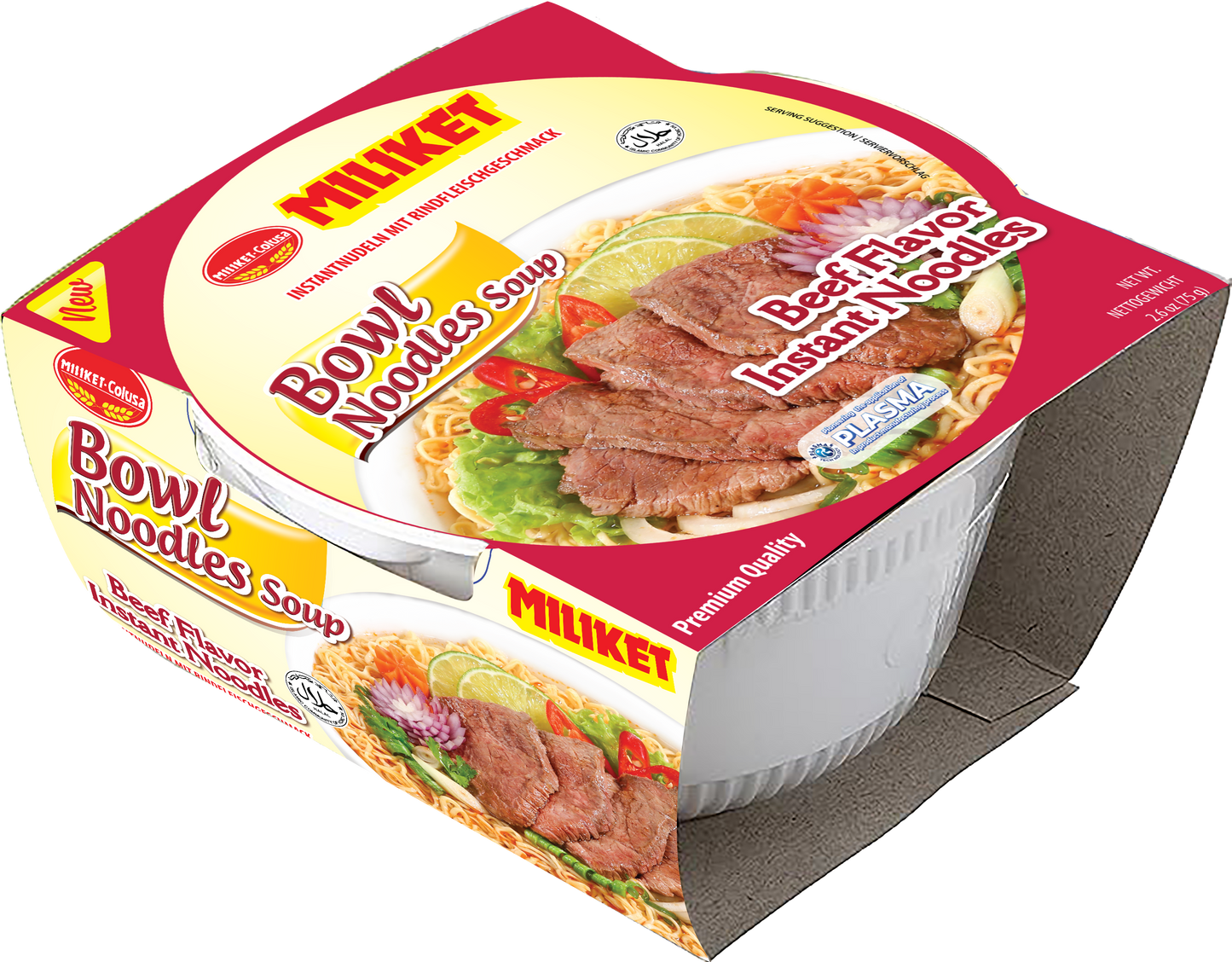 To Mi Instant-Nudeln in der Schale 10x75g