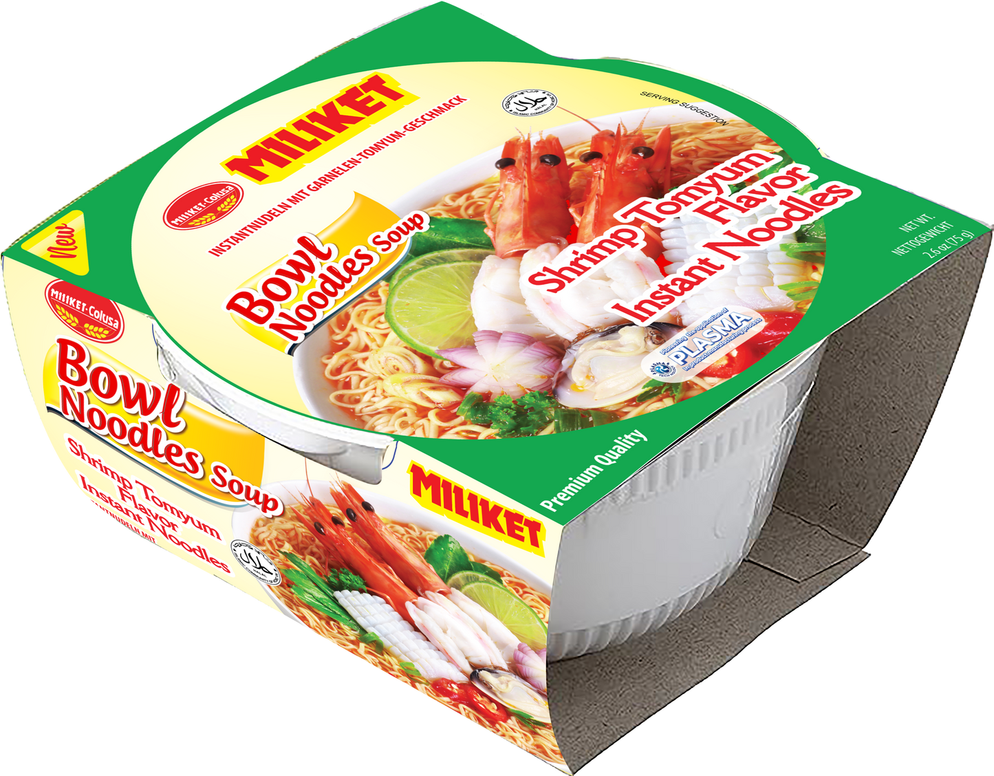 To Mi Instant-Nudeln in der Schale 10x75g